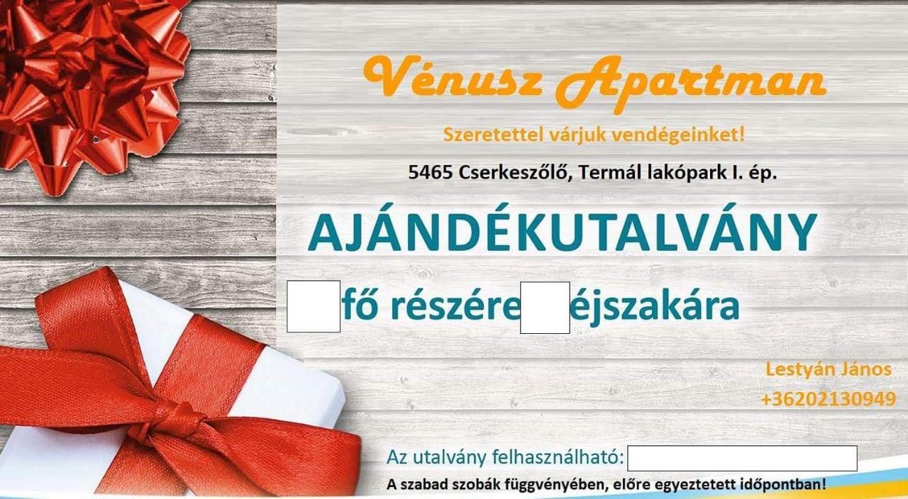 Venusz Apartman Cserkeszőlő Dış mekan fotoğraf